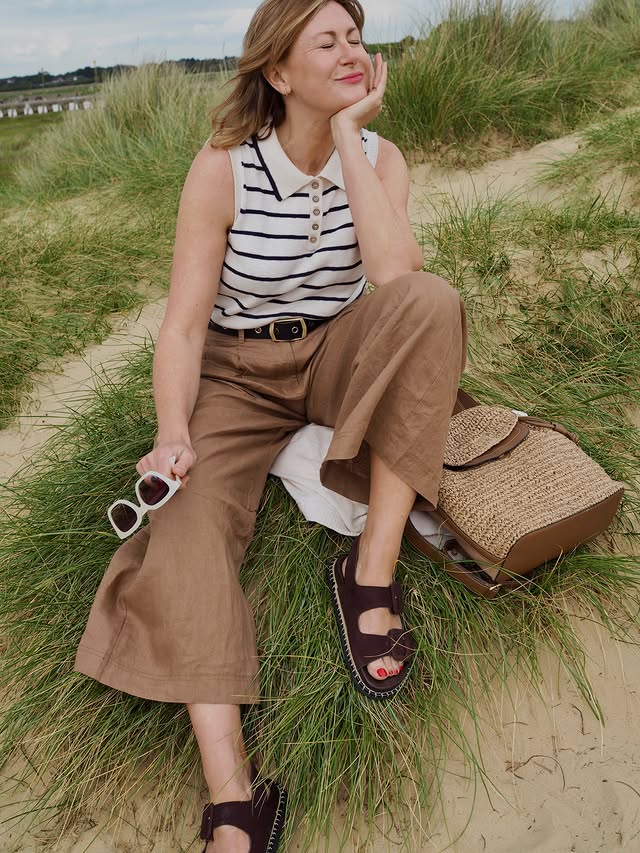 Instagram post by @emmapaton___ for White Stuff. Caption reads: ad As part of @whitestuffuk Summer Social Club I’m....
