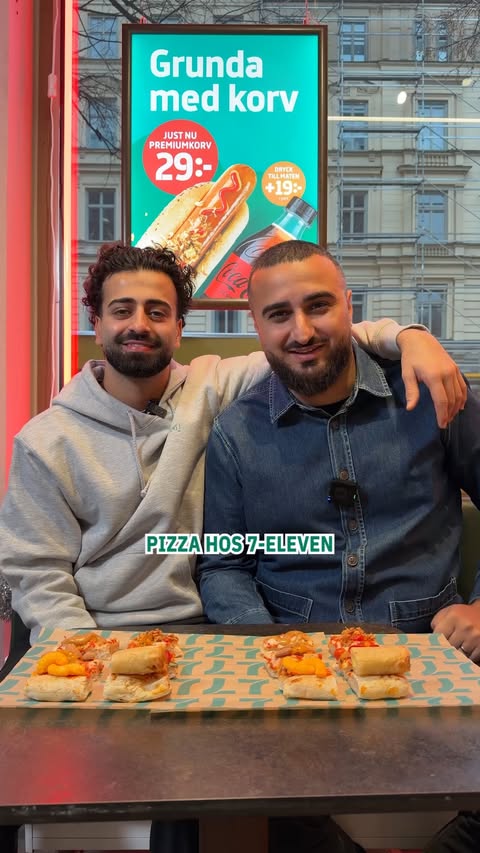 Instagram post by @yousifjawaad for 7-Eleven. Caption reads: Vilken topping hade ni valt? 😋 Team Taquito Chili....