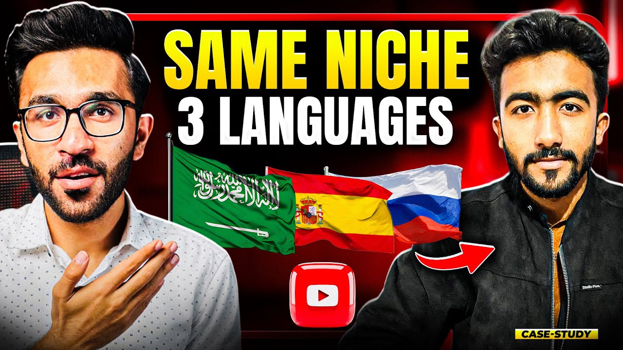 YouTube post by @SaadRashid for Purplle. Caption reads: How to do YouTube Automation in 3 Languages....