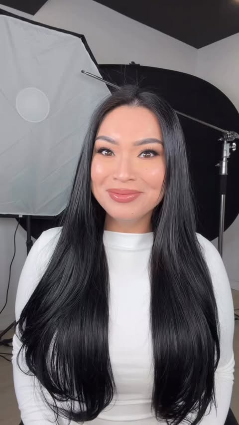 Instagram post by @glamzilla for BELLAMI Hair. Caption reads: [...] So no one will ever know. I use the....