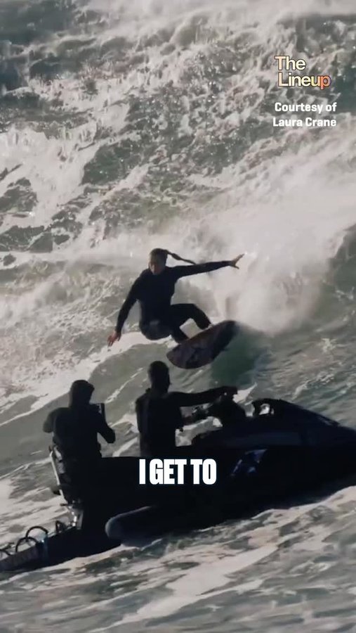 Instagram post by @thelineuppod for dryrobe. Caption reads: If you can see it, you can be it — and I’ll always....