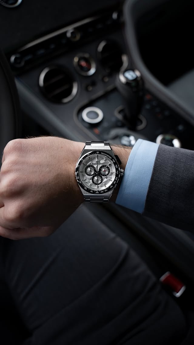 Instagram post by @the.mattbook for Bentley Motors. Caption reads: [Ad] A real V8 doesn’t need trending audio 🦦 #v8....