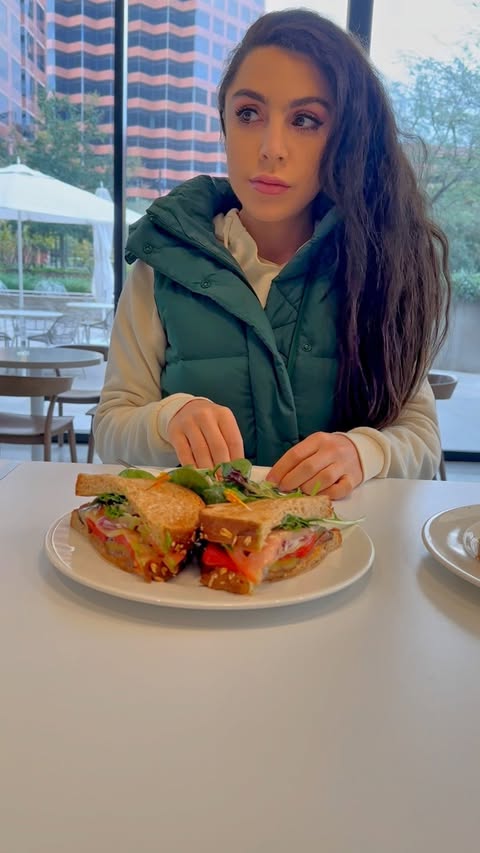 Instagram post by @inshapenurse for Eater LA. Caption reads: Enjoy A Breakfast With Me 🗺️ Brentwood, CA 📍 The....