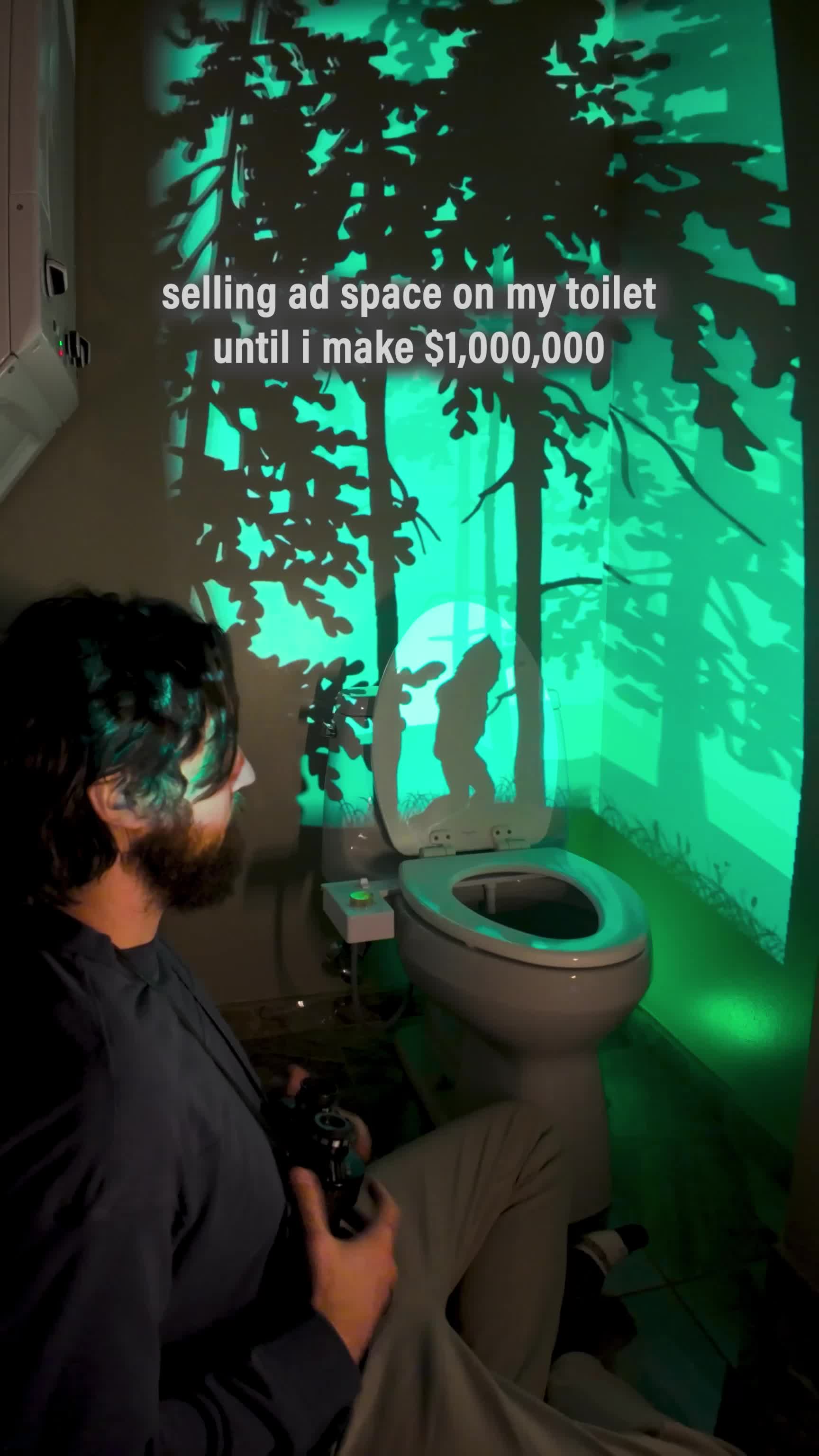 TikTok post by @motion.by.nick for Dr. Squatch. Caption reads: #ad $964,000 left to go Thank you to @Dr. Squatch....