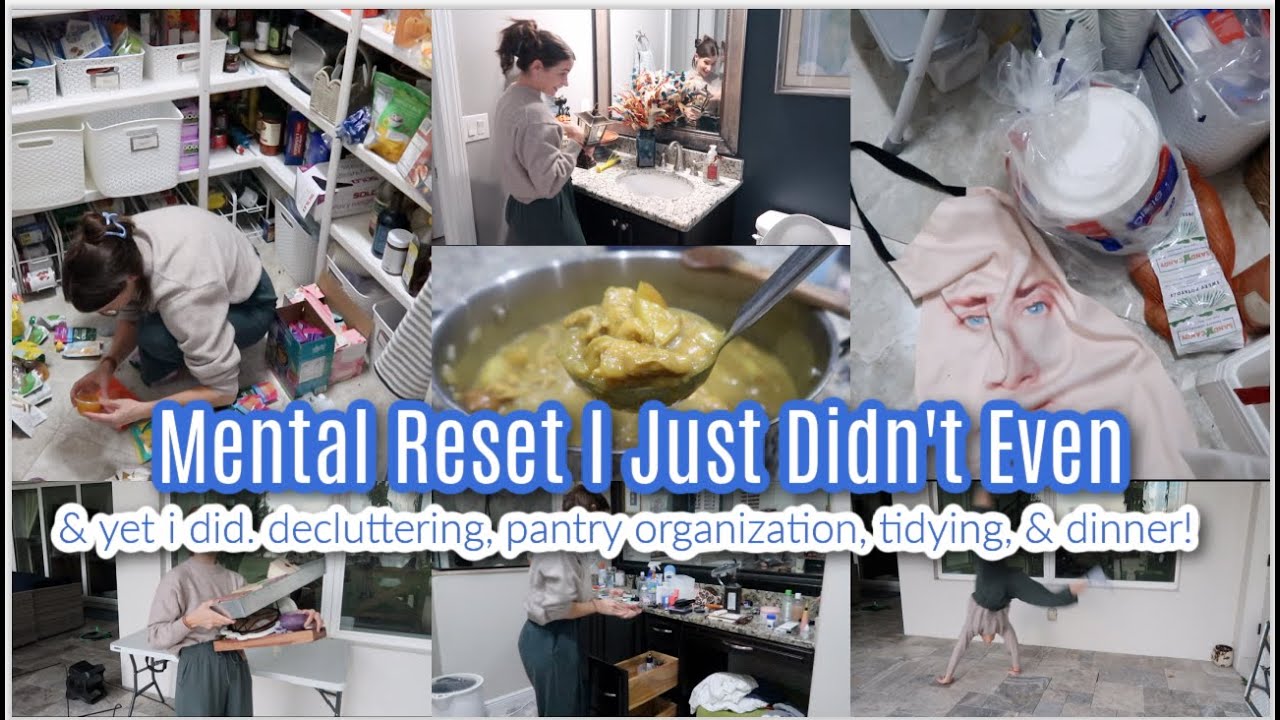 YouTube post by @thewadsquad for Thrive Market. Caption reads: Mental Reset! Organizing, Pantry Clean Out,....