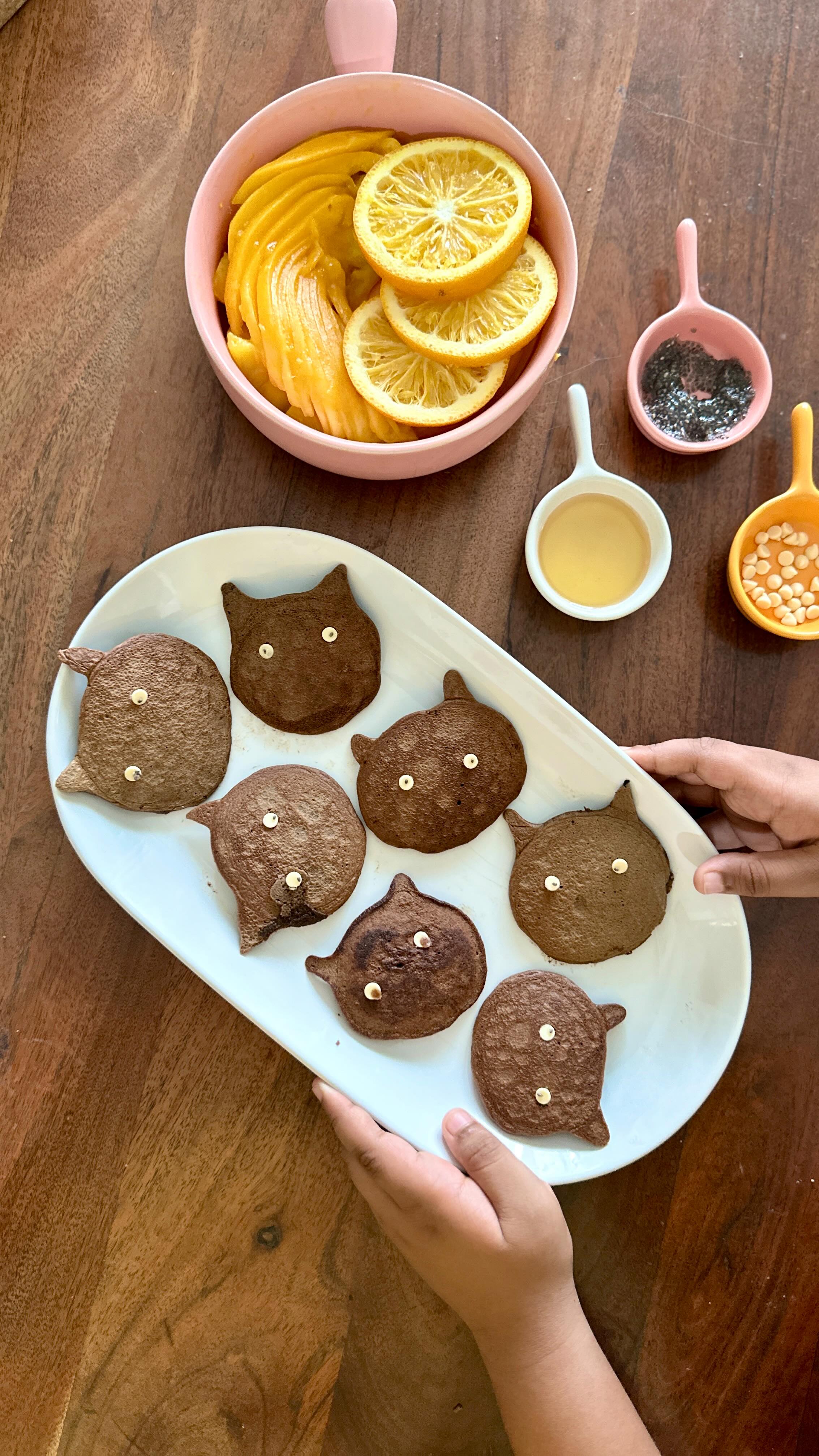 Instagram post by @rohinis.kitki for Slurrp Farm. Caption reads: A little mix, a little pour, and a flip, that’s....