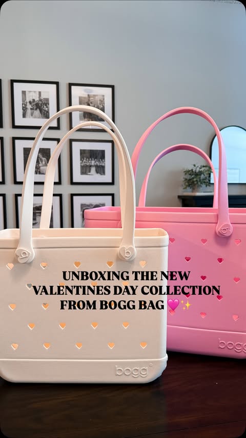 Instagram post by @helloemmamarie for BOGGBAG. Caption reads: [...] new “In Love With Bogg” collection from....