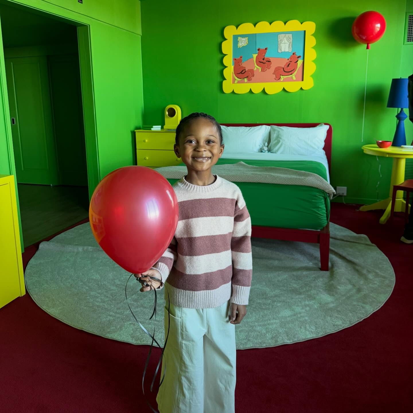 Instagram post by @stehfuhnee_ for Marriott Bonvoy. Caption reads: @sheratonhotels : A place we call home is now....