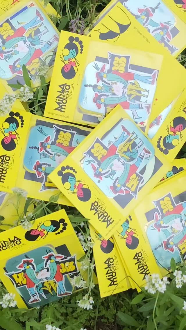 Instagram post by @theminamania for StickerApp. Caption reads: W😻W! Look at this! 🙌🌞 
Super happy about this....