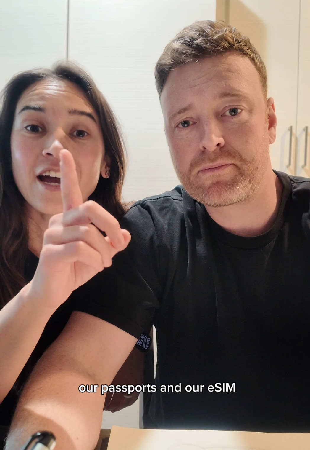 TikTok post by @tayandalexx for Saily. Caption reads: [...] stuff, don’t forget the eSIM too!! @Saily is....