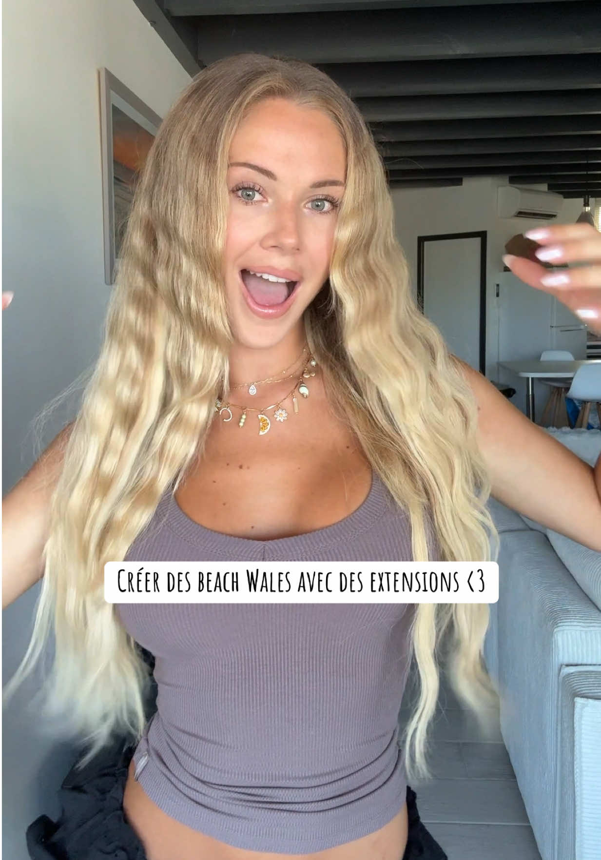 TikTok post by @cassandrajulliaof for Endaring Hair. Caption reads: @Endaring Hair  <3 #publicité  #endaringhair [...].