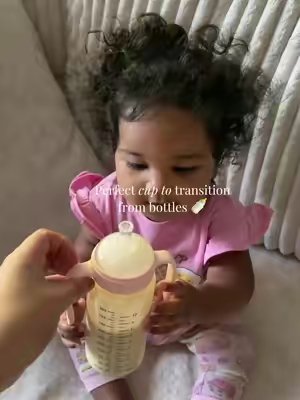 TikTok post by @karimejos for mombella official. Caption reads: Skipped the sippy cup & went straight to straws....
