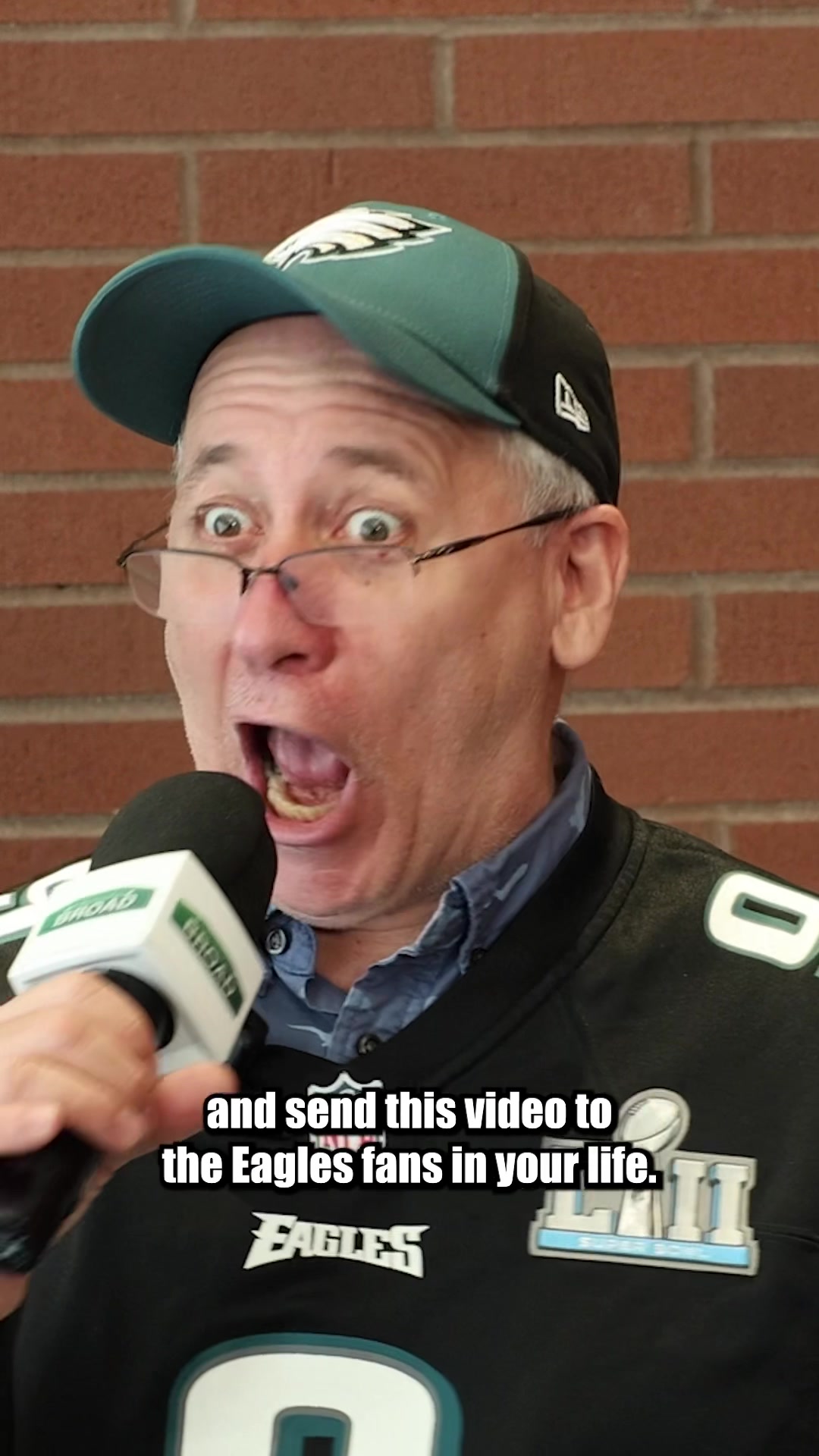 TikTok post by @crossingbroad for Philadelphia Eagles. Caption reads: [...] July 24th at 8pm and relive the....