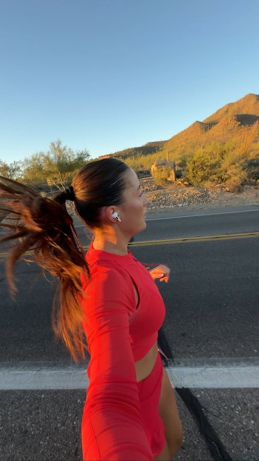 Instagram post by @hauskris for Garmin. Caption reads: final step count is light work 😮‍💨😮‍💨😮‍💨 ran....