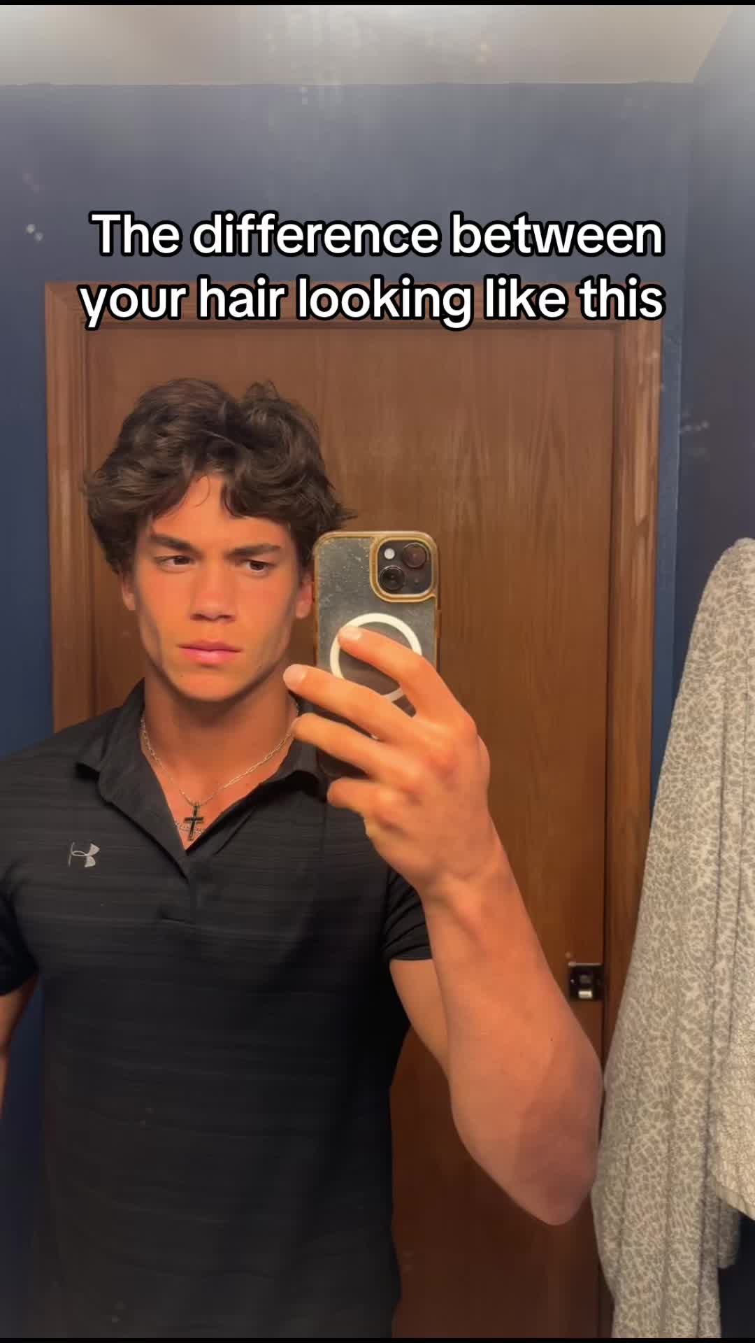 TikTok post by @mack2083 for Based Bodyworks. Caption reads: These are the products your hair craves @BASED.
