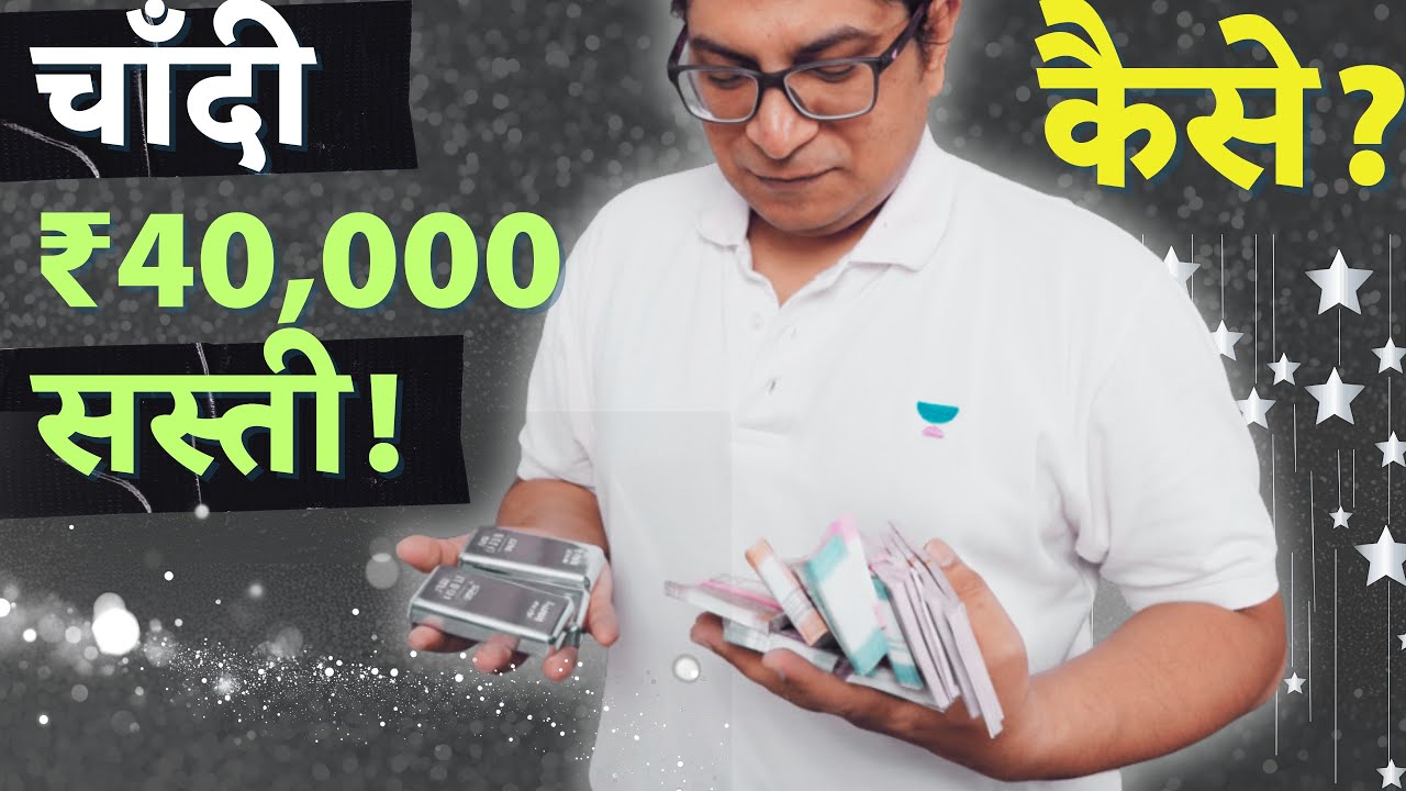 YouTube post by @TheMrunalPatel for Unacademy. Caption reads: Economy Concepts: Silver Backwardation Effect,....