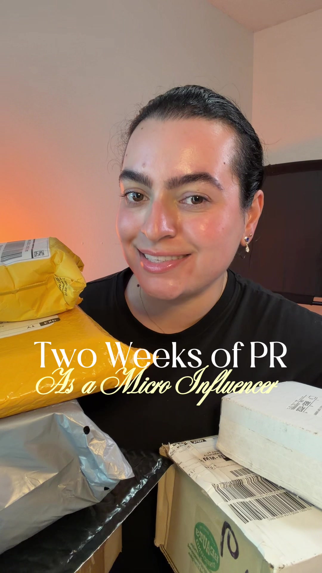 TikTok post by @jessinglam for d’Alba. Caption reads: Two weeks worth of PR 🙏🏻🫶🏻❤️ Thank you to....