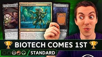 YouTube post by @JimDavisMTG for INTO THE AM. Caption reads: 🥇 Taking Down A Challenge 🥇 - Jund Sacrifice -....