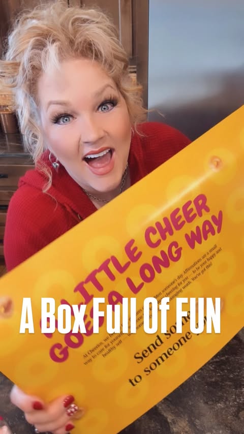 Instagram post by @annefisherofficial for Cheerios. Caption reads: [...] filled box made my day🙌🏻 Thank you....