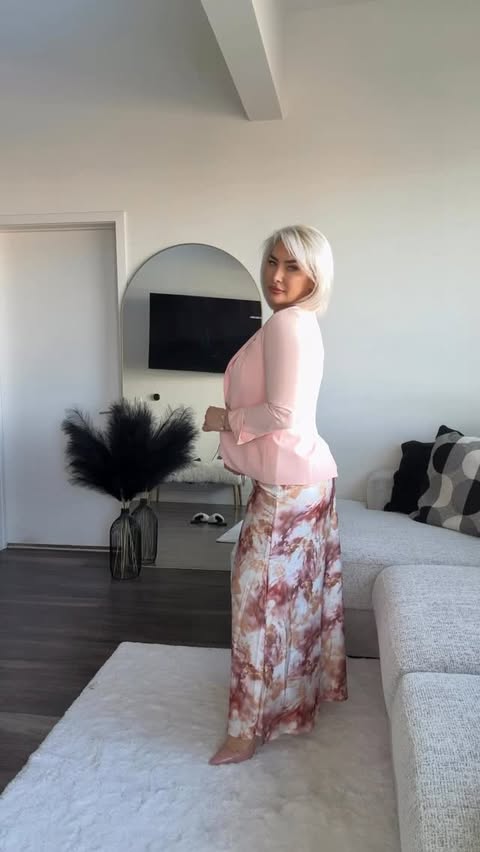 Instagram post by @margarita_gagyan for Christian Louboutin. Caption reads: [...] 
Suit @tommyhilfiger 
Shoes....