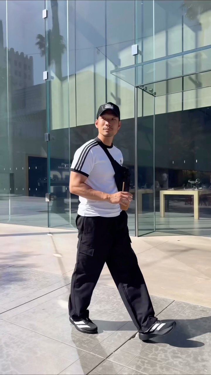 Instagram post by @levitatestyle for Champs Sports. Caption reads: [...] recharging - in my new pieces from Champs....