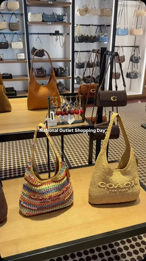 Instagram post by @briamalatesta for Premium Outlets. Caption reads: National Outlet Shopping Day® is June 11th-14th....
