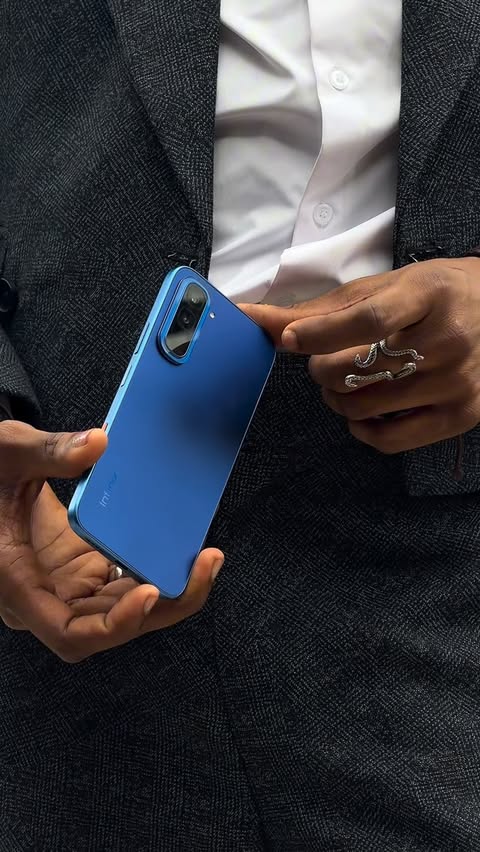 Instagram post by @callme_vickky for Infinix. Caption reads: [...] ultimate fashion accessories 🥰 Device....