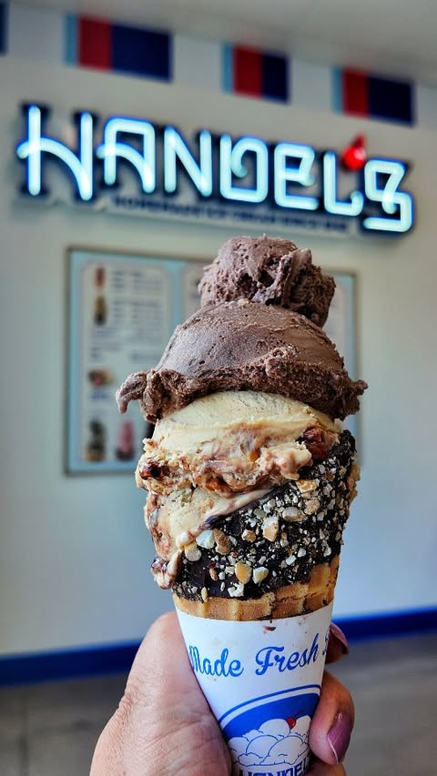 Instagram post by @inandoutofvegas for Las Vegas Tips. Caption reads: It may not officially be summer yet, but the heat....