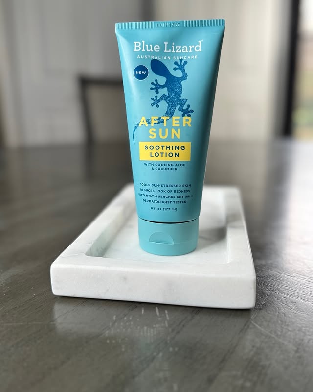Instagram post by @stefannniee for Blue Lizard Sunscreen. Caption reads: If you’ve just spent a ton of time out in the sun....
