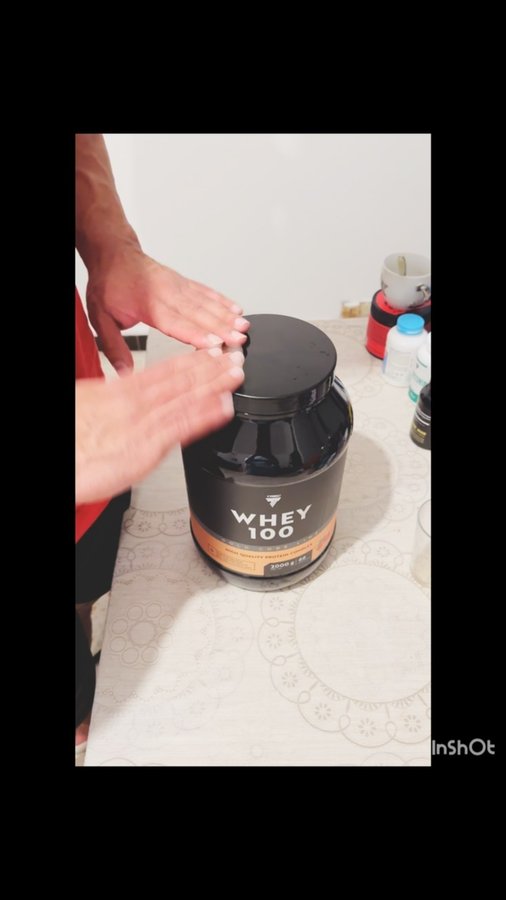 Instagram post by @djallelfeidi for TREC NUTRITION. Caption reads: [...] @goldenbody_nutrition @trecnutrition.