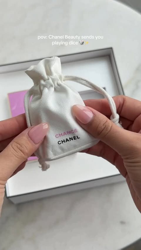 Instagram post by @beautywitharianah for CHANEL. Caption reads: [...] 🎲✨ @welovecoco

#welovecoco #giftfromCHANEL....