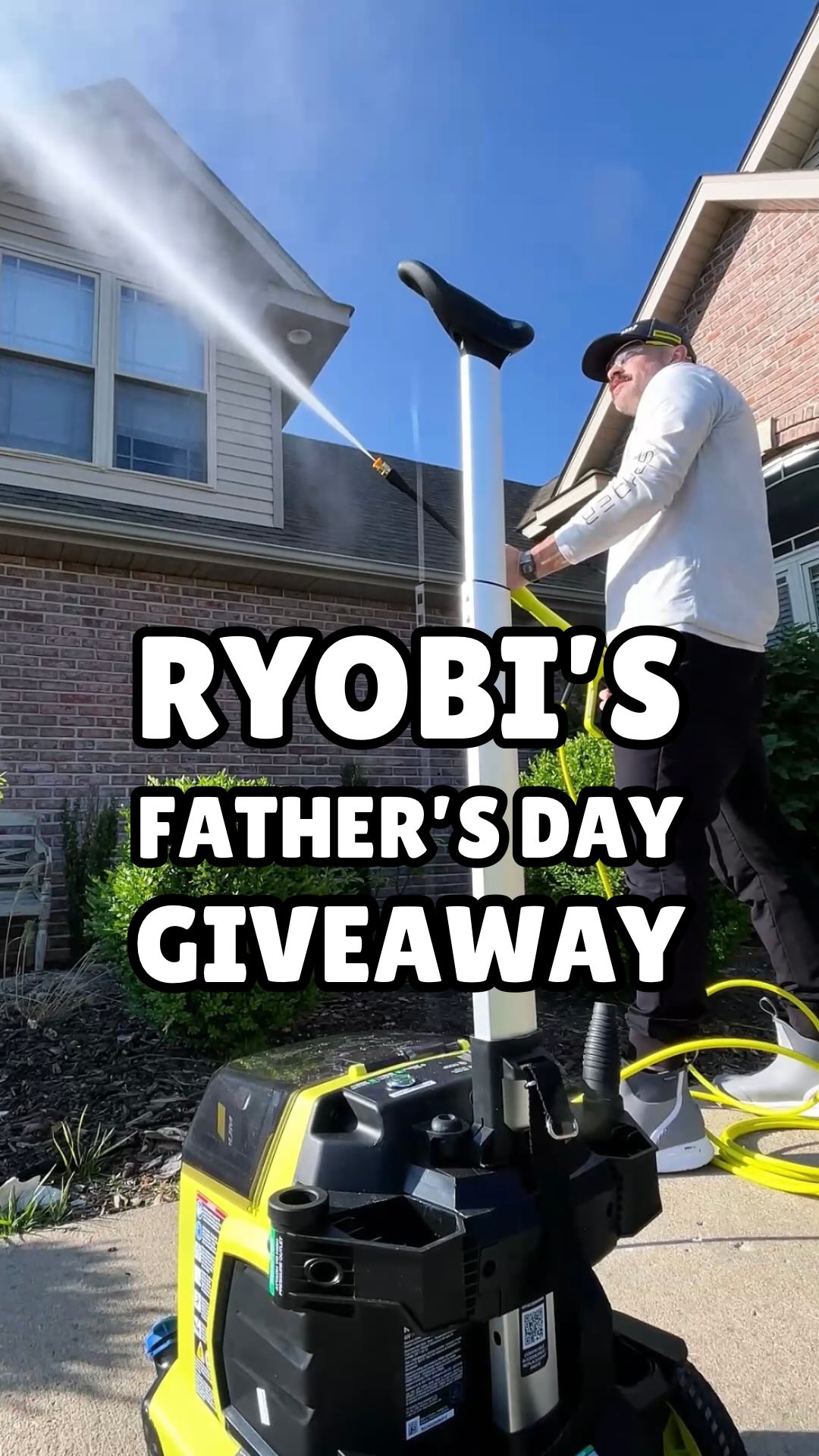 Instagram post by @thepharmdad for Ryobi Tools. Caption reads: Father’s Day is right around the corner and if....