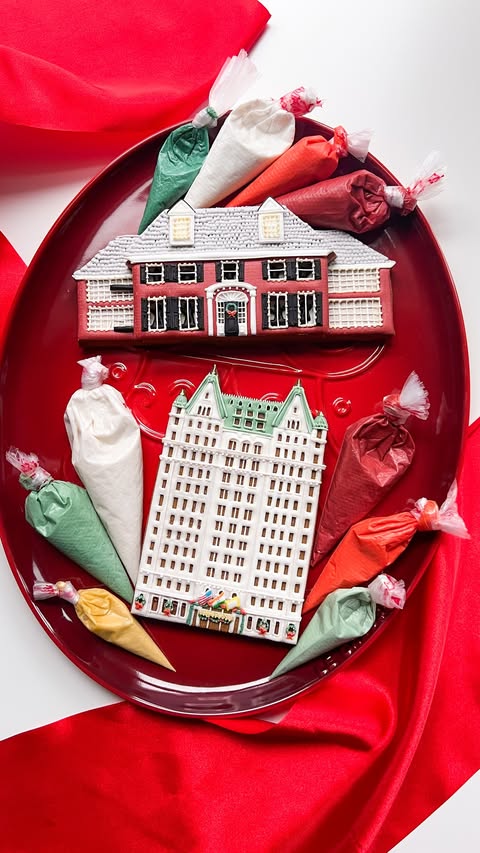 Instagram post by @karenthibakes for DIRECTV. Caption reads: Cookies + hot cocoa + Christmas classics on....