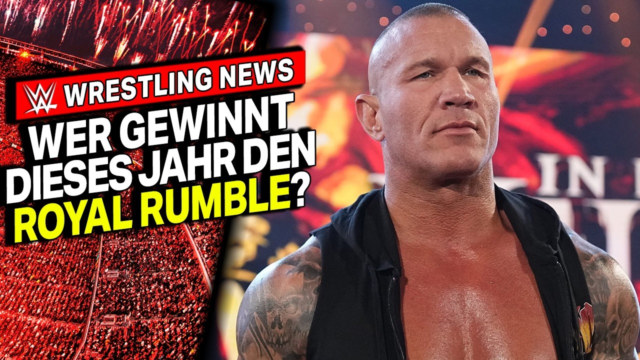 YouTube post by @MartinGuerrero for Neosupps. Caption reads: Who will win the Royal Rumble 2026?.