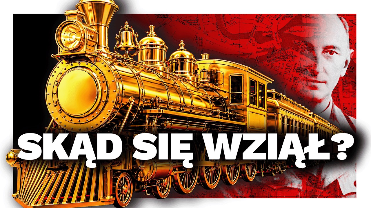 YouTube post by @alanpaczuszkahistorie for buycoffee.to. Caption reads: The Gold Train - The origin of the myth of the....