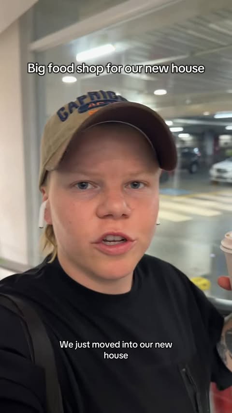 Instagram post by @jwaterhouse21 for Woolworths. Caption reads: Think it’s a husky thing 😂 weekly food shopping....