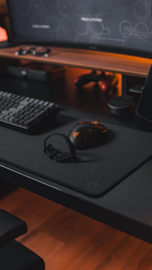 Instagram post by @blackprism for DeltaHub. Caption reads: Ready for gaming with the @deltahub_gaming Carpio....