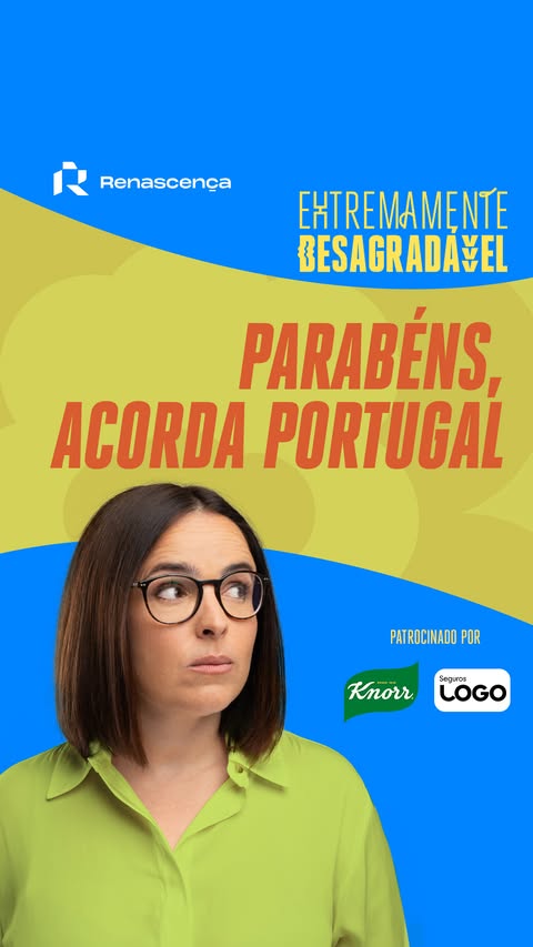 Instagram post by @joanamarquespic for Renascença. Caption reads: [...] segunda a sexta às 8h15 na Renascença ou a....