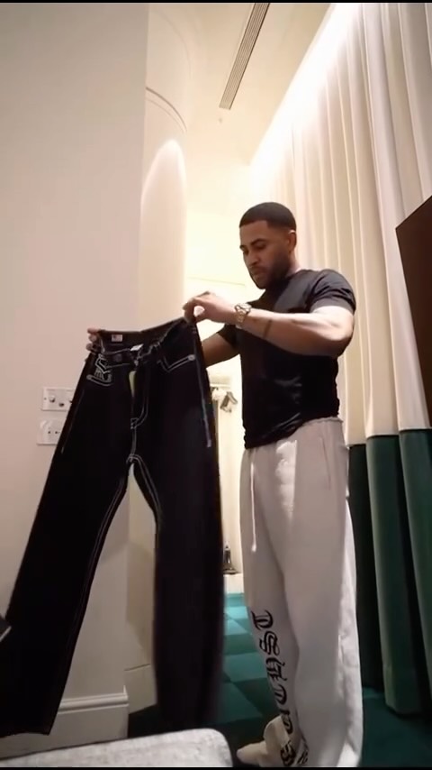 Instagram post by @officialzachariah_ for True Religion. Caption reads: [...] Skin locked in with @slickgorilla True....