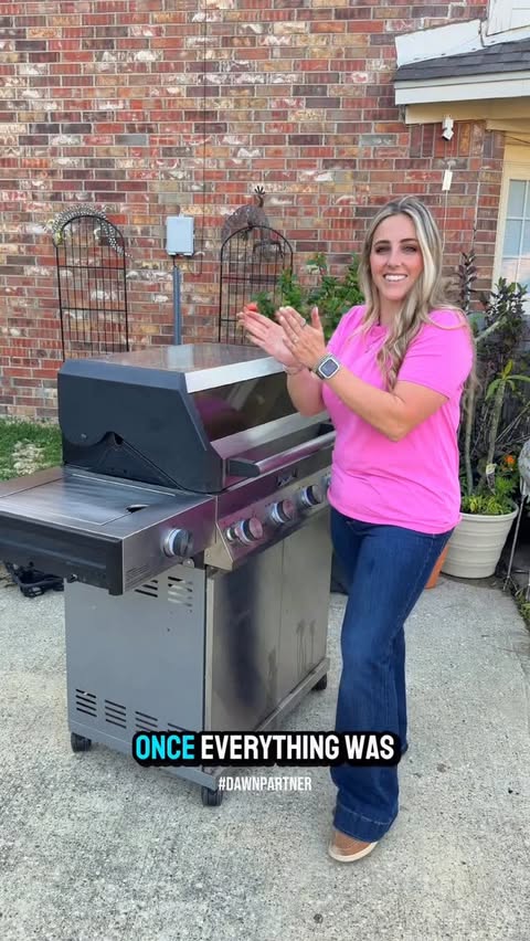 Instagram post by @girlgonegrilling for Dawn. Caption reads: Grill reset #DawnPartner Start with a clean grill,....