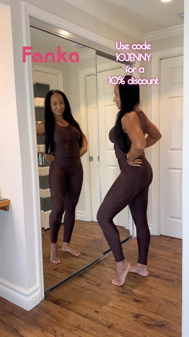Instagram post by @jennyg2bfit for Fanka. Caption reads: Use 10JENNY for a 10% discount on @fankaofficial....