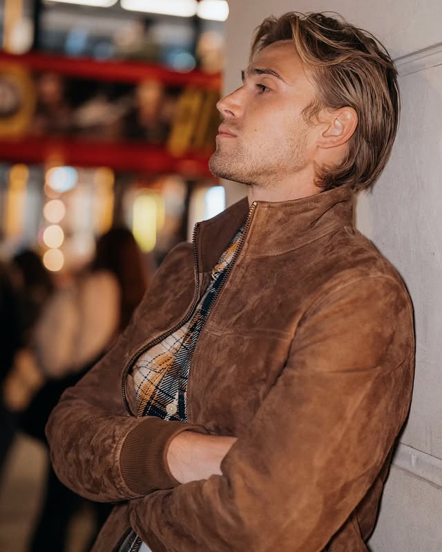 Instagram post by @creedmckinnon for Superdry. Caption reads: Stunning work @superdry Celebrated the launch of....