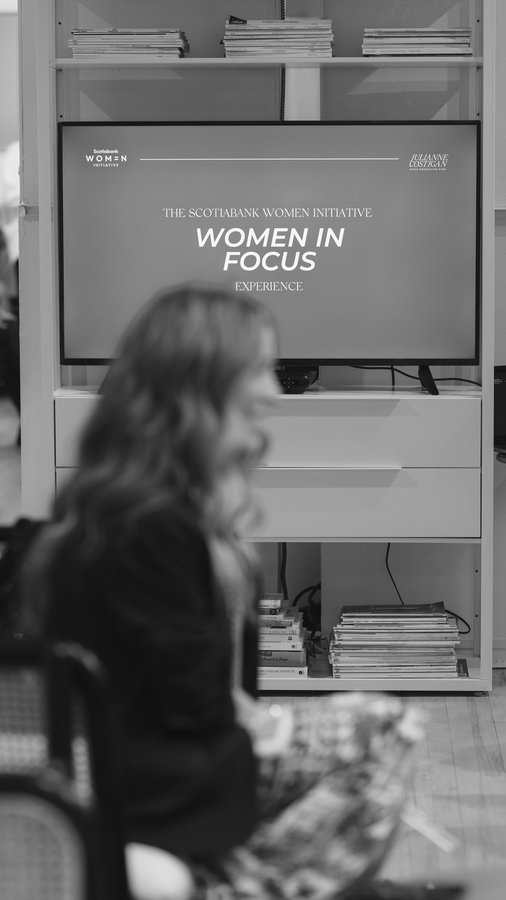 Instagram post by @julianne_costigan for Scotiabank. Caption reads: [...] Connection. 

In partnership with The....