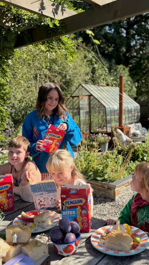 Instagram post by @shellandthelittlies for McVitie's. Caption reads: [...] favourite savoury snack on the side.....