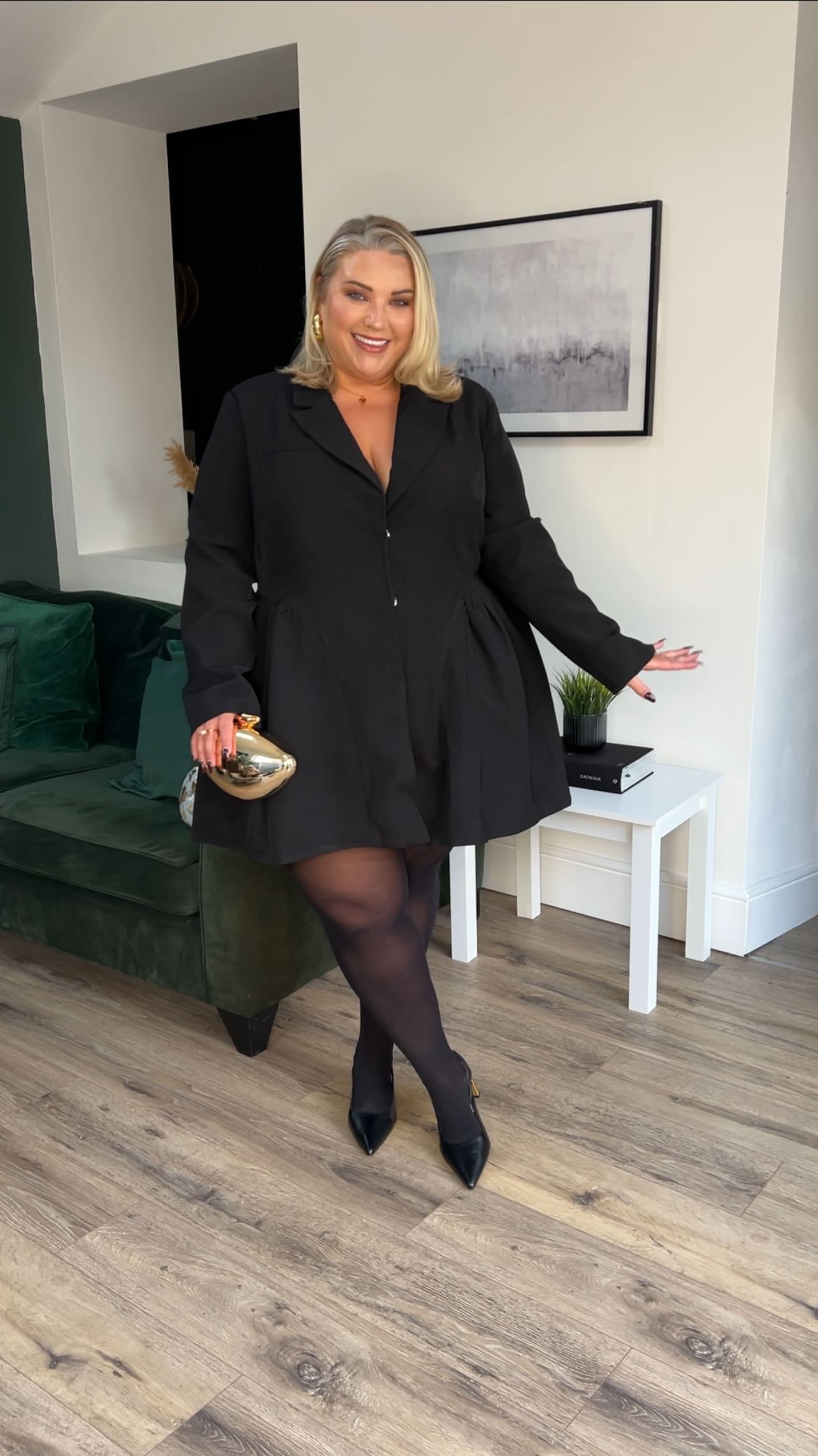 Instagram post by @jessontheplussize for Boohoo. Caption reads: I cannot tell you how incredible I felt in every....