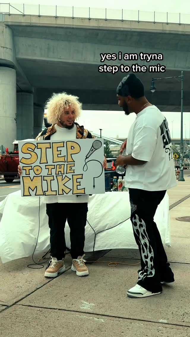 Instagram post by @steptothemikeshow for Saint James Iced Tea. Caption reads: Mans really tryna set the VIBE with this one....