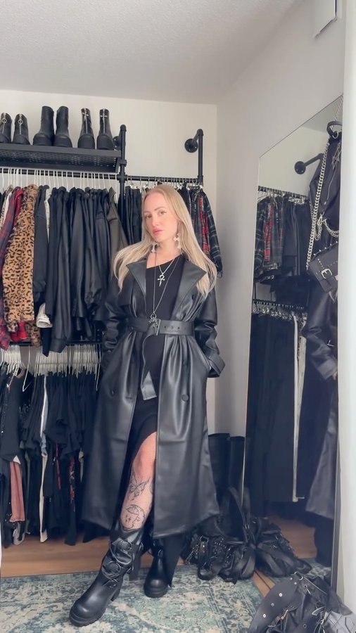 Instagram post by @shelly.curry for KILLSTAR. Caption reads: #grwm 🥀🥀🥀
.
Outfit @killstar 
.
.
.
#ootd....