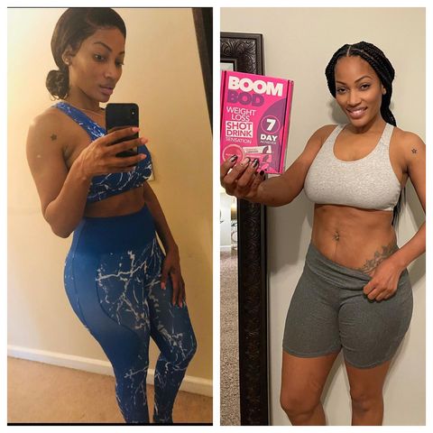 Instagram post by @msericadixon for Boombod. Caption reads: #ad confidence is key, and with @boombod mine is....