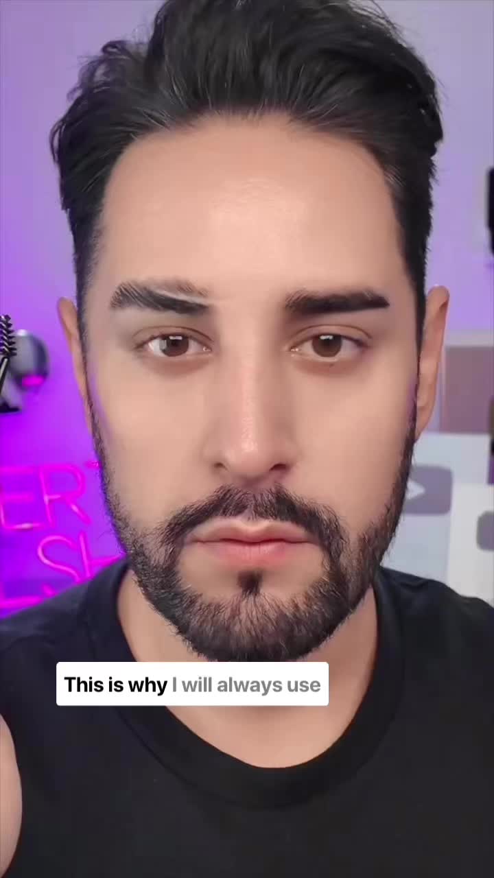 TikTok post by @robertwelshmua for UNICORN COSMETICS. Caption reads: Love a little brow lift! Using @unicorn_cosmetics....