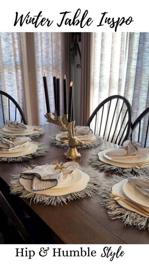 Instagram post by @hipandhumblestyle for Hobby Lobby. Caption reads: Christmas entertaining week continues with another....